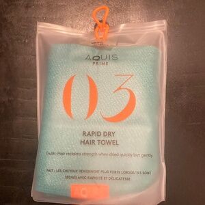 Squid rapid dry hair towel